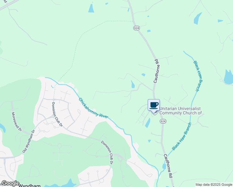 map of restaurants, bars, coffee shops, grocery stores, and more near 14371 Western Riders Lane in Glen Allen