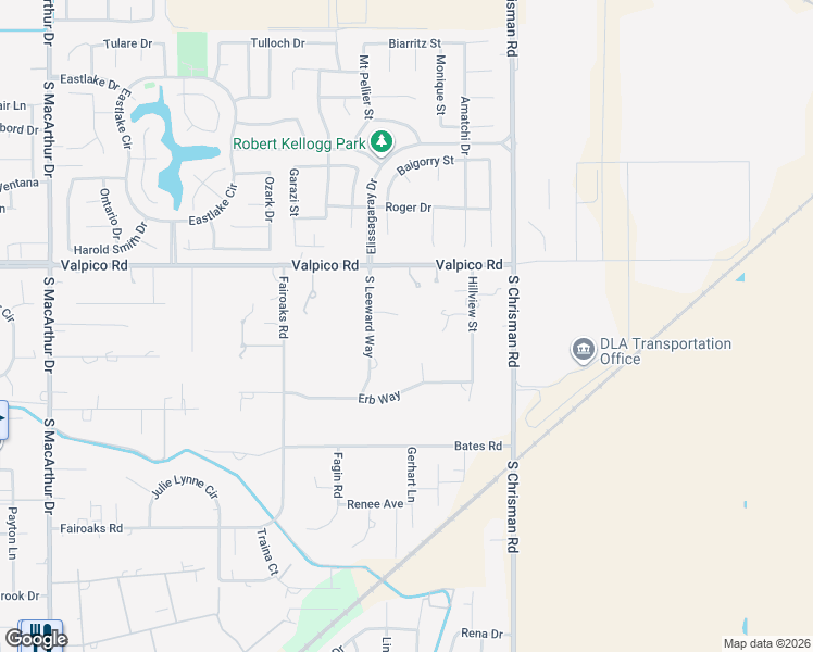 map of restaurants, bars, coffee shops, grocery stores, and more near 7878 Leeward Court in Tracy