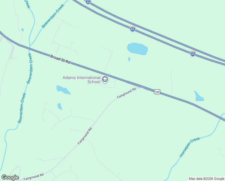 map of restaurants, bars, coffee shops, grocery stores, and more near 1653 Broad Street Road in Maidens