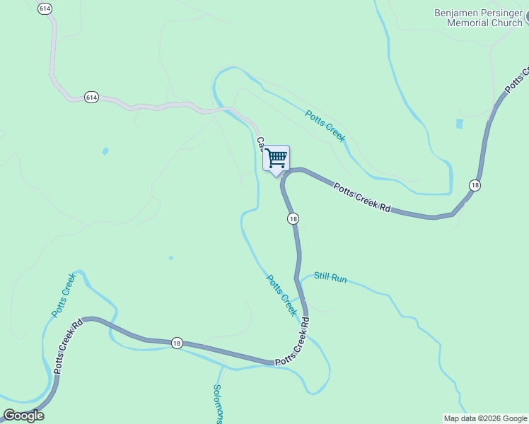 map of restaurants, bars, coffee shops, grocery stores, and more near 4202 Potts Creek Road in Covington