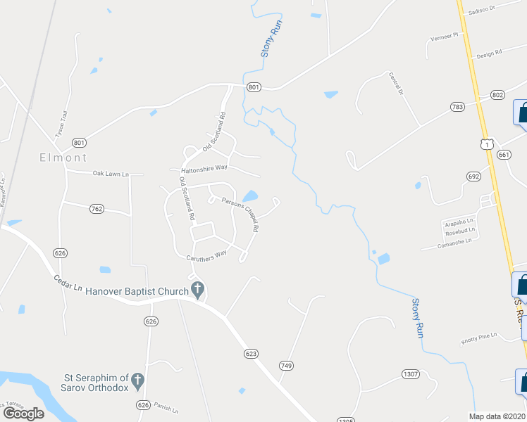 map of restaurants, bars, coffee shops, grocery stores, and more near 11296 Crutchfields Court in Glen Allen