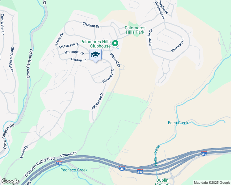 map of restaurants, bars, coffee shops, grocery stores, and more near 21036 Greenwood Circle in Castro Valley