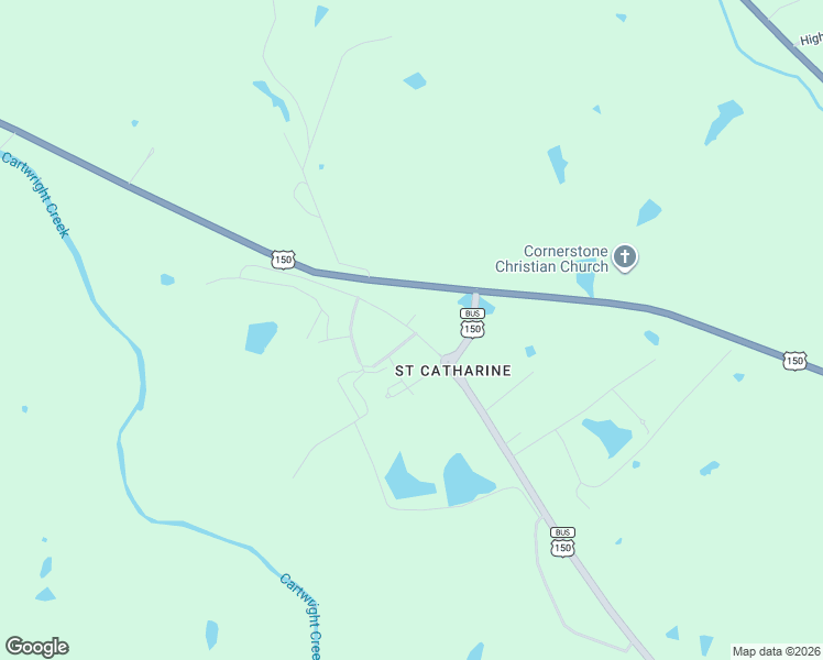 map of restaurants, bars, coffee shops, grocery stores, and more near 2956 Bardstown Road in Springfield