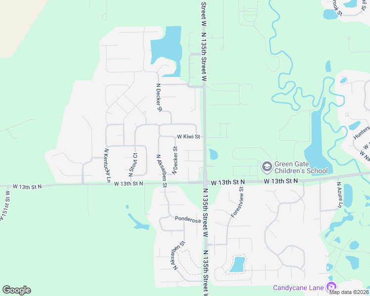 map of restaurants, bars, coffee shops, grocery stores, and more near 13622 Hunters View Street in Wichita