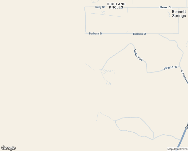 map of restaurants, bars, coffee shops, grocery stores, and more near 3790 Mabel Trail in Caliente