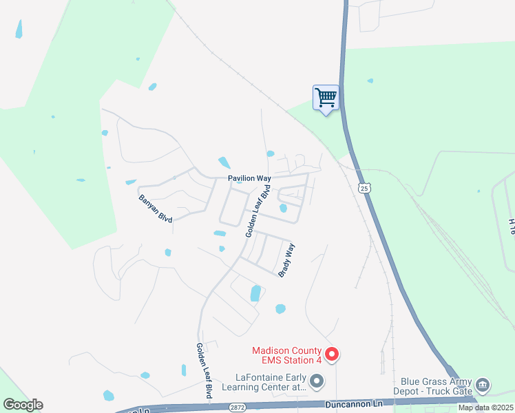 map of restaurants, bars, coffee shops, grocery stores, and more near 2 Autumn Leaf Drive in Richmond