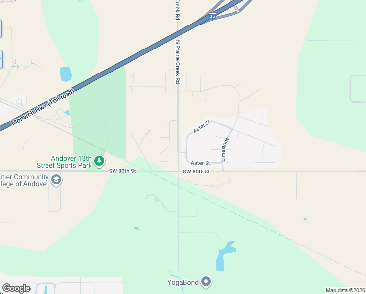 map of restaurants, bars, coffee shops, grocery stores, and more near 1349 Aster Street in Andover