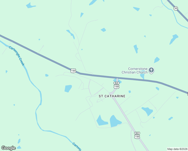 map of restaurants, bars, coffee shops, grocery stores, and more near 3801 U.S. 150 in Washington County