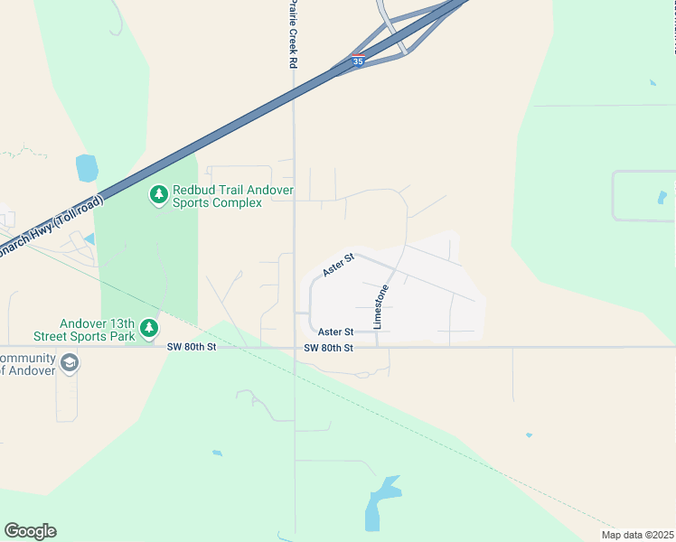 map of restaurants, bars, coffee shops, grocery stores, and more near 1442 Aster Street in Andover