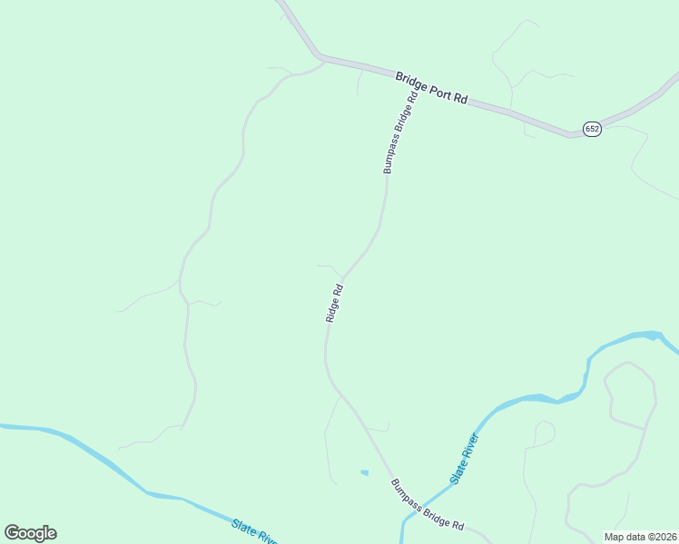 map of restaurants, bars, coffee shops, grocery stores, and more near 9325 Ridge Road in Arvonia