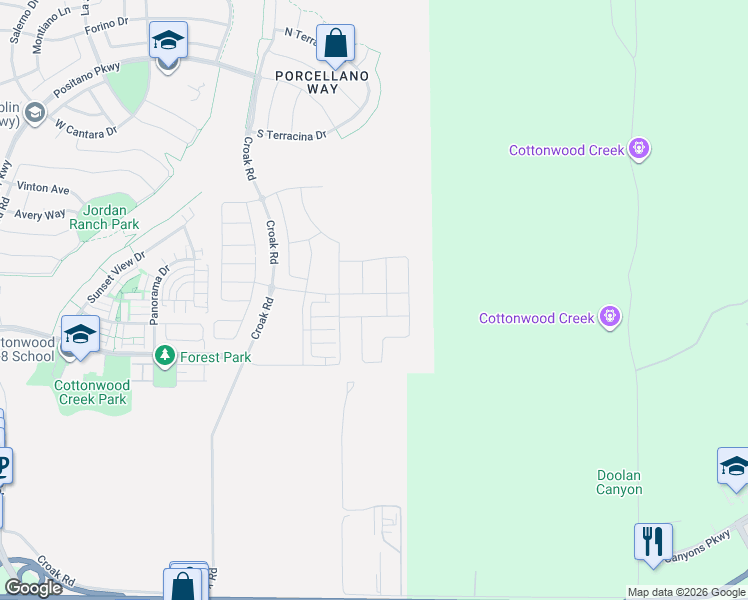map of restaurants, bars, coffee shops, grocery stores, and more near 1608 Margaret Way in Dublin