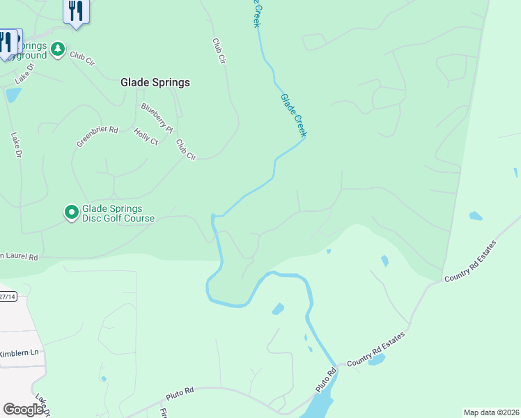 map of restaurants, bars, coffee shops, grocery stores, and more near 562 Club Circle in Daniels