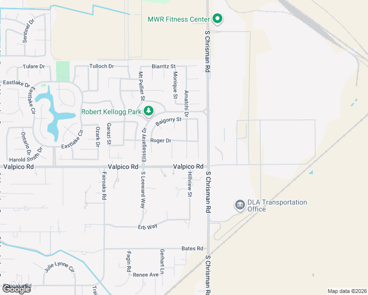map of restaurants, bars, coffee shops, grocery stores, and more near 2631 Amatchi Court in Tracy