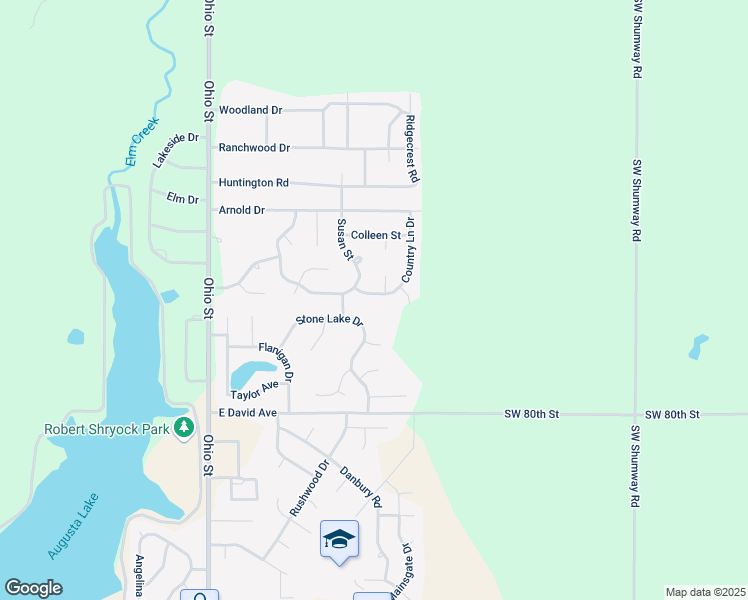 map of restaurants, bars, coffee shops, grocery stores, and more near 607 Pine Meadow Street in Augusta