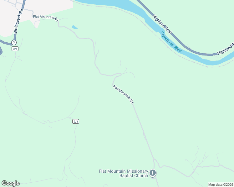 map of restaurants, bars, coffee shops, grocery stores, and more near 5557 Flat Mountain Road in Alderson