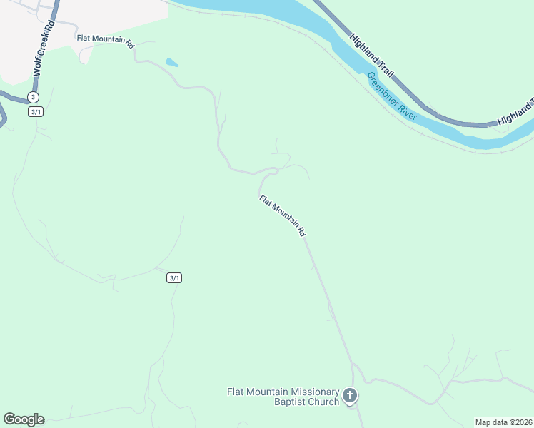 map of restaurants, bars, coffee shops, grocery stores, and more near 5557 Flat Mountain Rd in Alderson