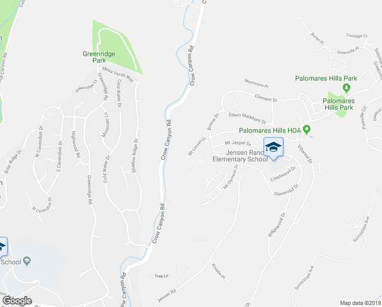 map of restaurants, bars, coffee shops, grocery stores, and more near 18662 Mount Lassen Drive in Castro Valley