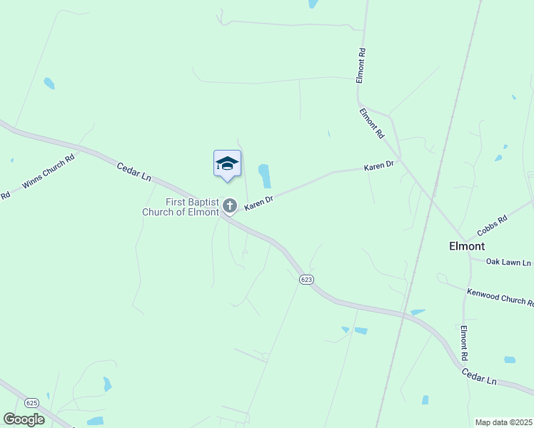 map of restaurants, bars, coffee shops, grocery stores, and more near 11483 Karen Drive in Ashland