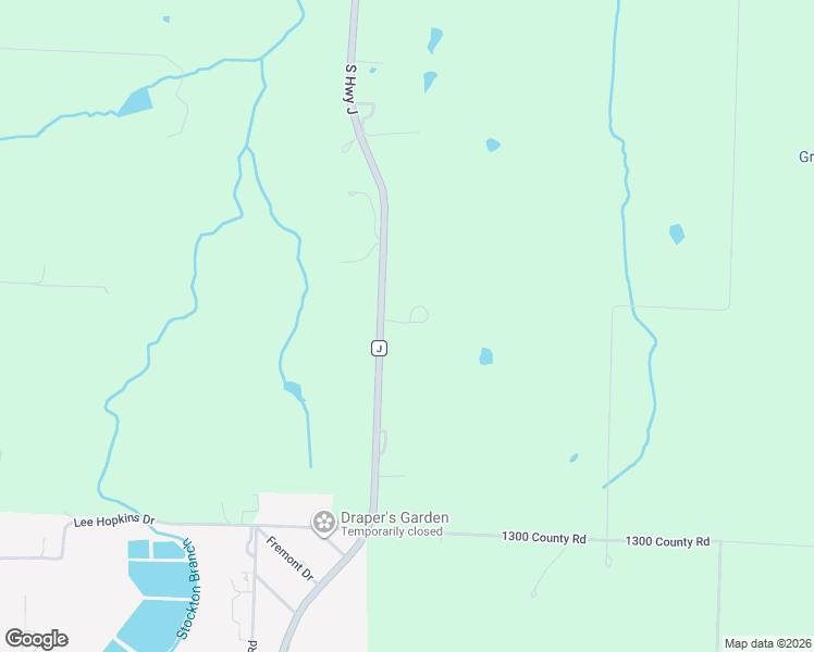 map of restaurants, bars, coffee shops, grocery stores, and more near 12305 South Highway J in Stockton