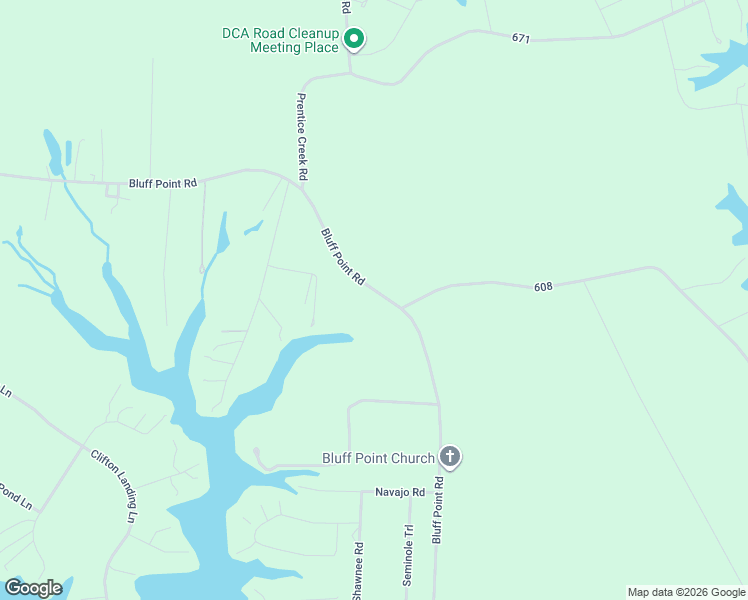 map of restaurants, bars, coffee shops, grocery stores, and more near 2144 Bluff Point Road in Kilmarnock
