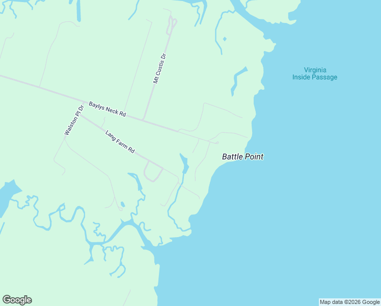 map of restaurants, bars, coffee shops, grocery stores, and more near 27200-27254 Baylys Neck Road in Accomac