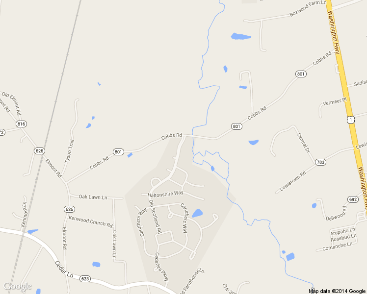 map of restaurants, bars, coffee shops, grocery stores, and more near 11378 Old Scotland Road in Glen Allen