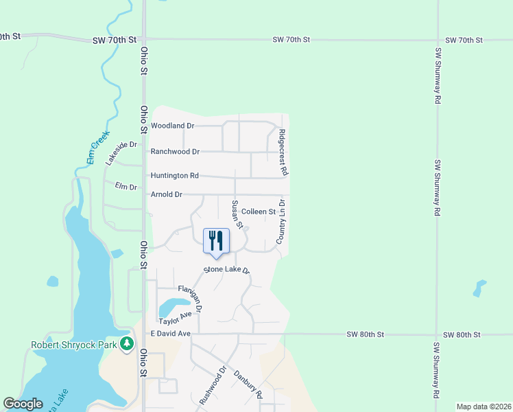 map of restaurants, bars, coffee shops, grocery stores, and more near 606 Colleen Street in Augusta