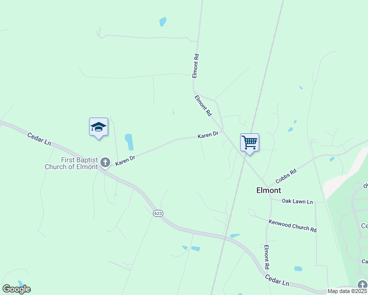 map of restaurants, bars, coffee shops, grocery stores, and more near 11399 Karen Drive in Ashland