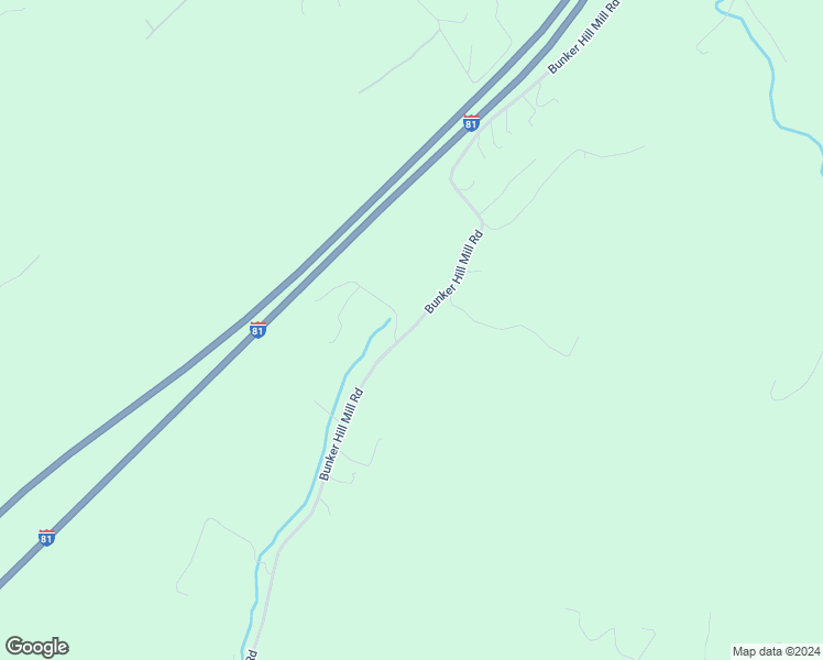 map of restaurants, bars, coffee shops, grocery stores, and more near Bunker Hill Mill Road in Lexington