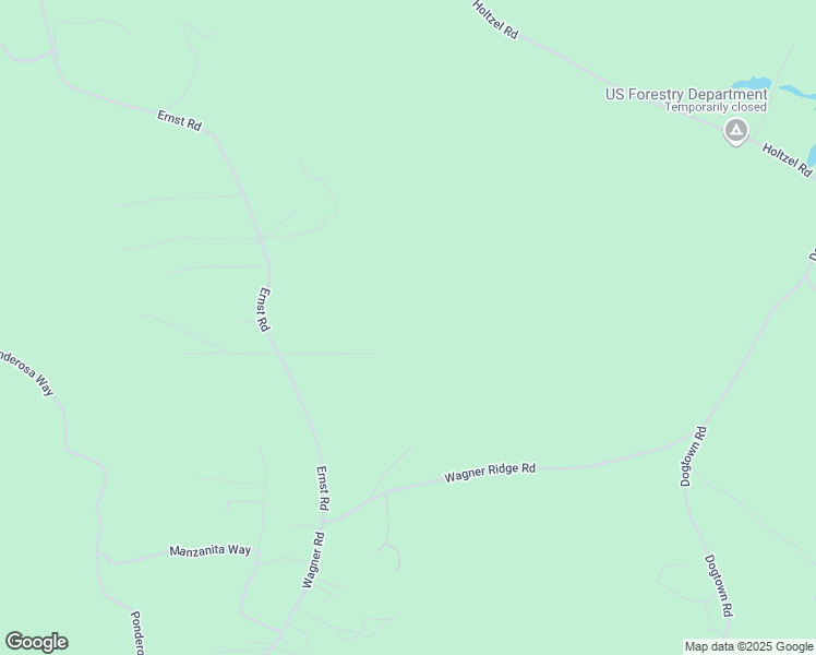 map of restaurants, bars, coffee shops, grocery stores, and more near 9850 Ernst Road in Coulterville