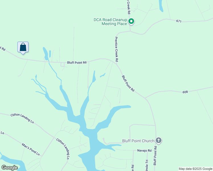 map of restaurants, bars, coffee shops, grocery stores, and more near 413 Pine Reach Drive in Kilmarnock