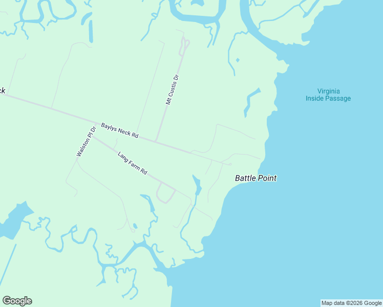 map of restaurants, bars, coffee shops, grocery stores, and more near 27200 Baylys Neck Road in Accomac