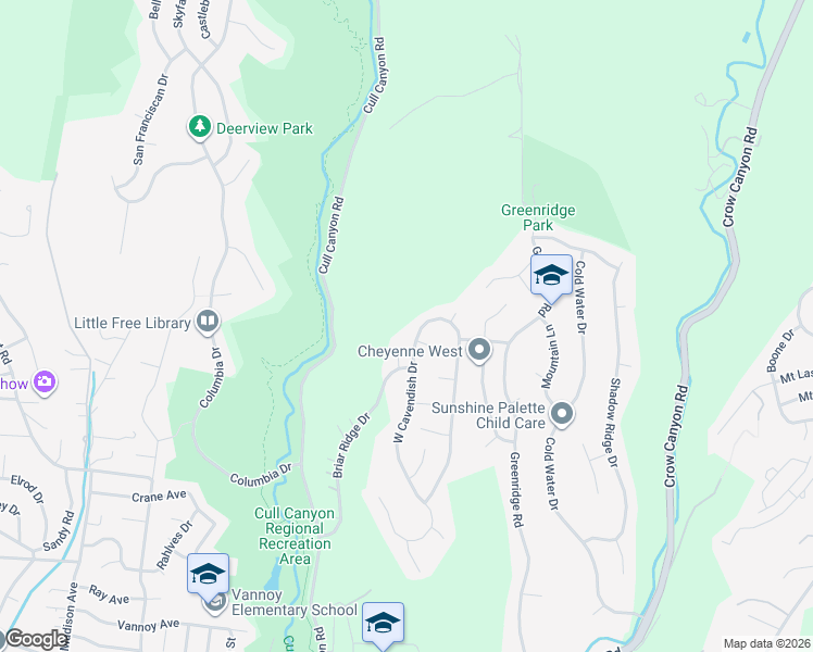 map of restaurants, bars, coffee shops, grocery stores, and more near 18625 West Cavendish Drive in Castro Valley