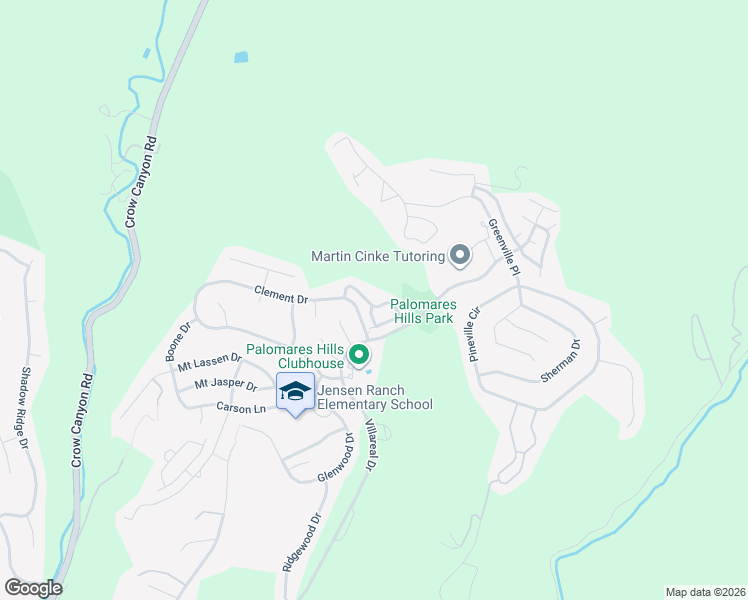 map of restaurants, bars, coffee shops, grocery stores, and more near 20057 Rawhide Way in Castro Valley