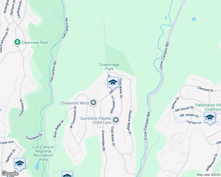 map of restaurants, bars, coffee shops, grocery stores, and more near 6066 Monte Verde Court in Castro Valley