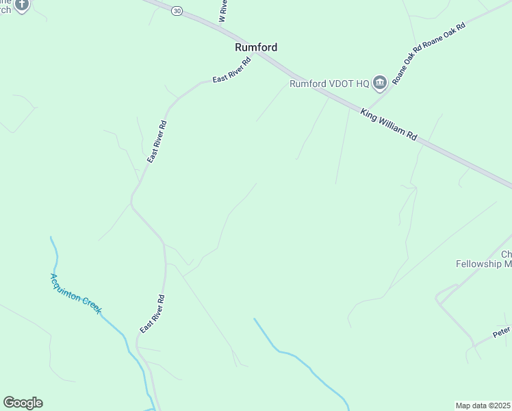 map of restaurants, bars, coffee shops, grocery stores, and more near 394 Pine Knoll Trail in King William