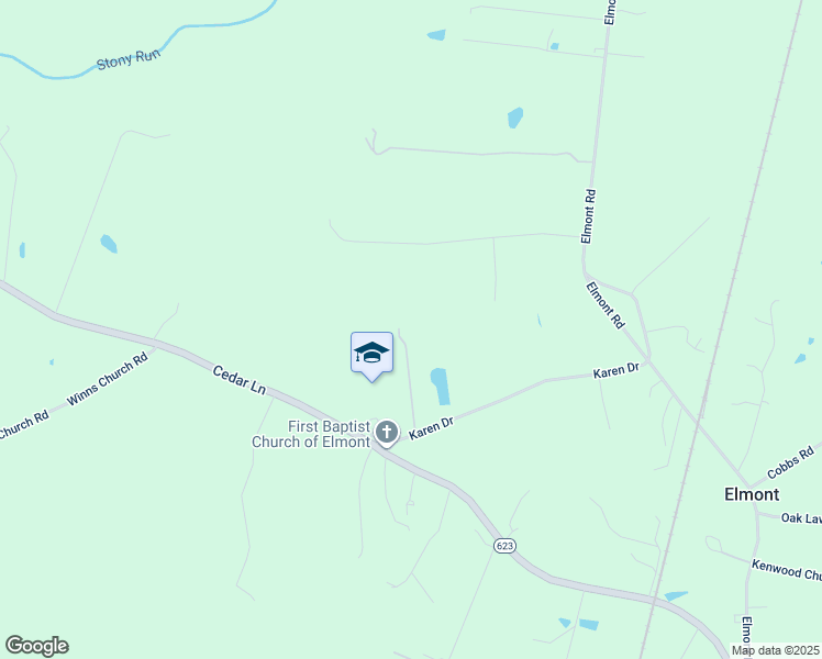 map of restaurants, bars, coffee shops, grocery stores, and more near 11472 Karen Drive in Ashland