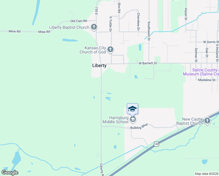 map of restaurants, bars, coffee shops, grocery stores, and more near 695 Liberty Road in Harrisburg