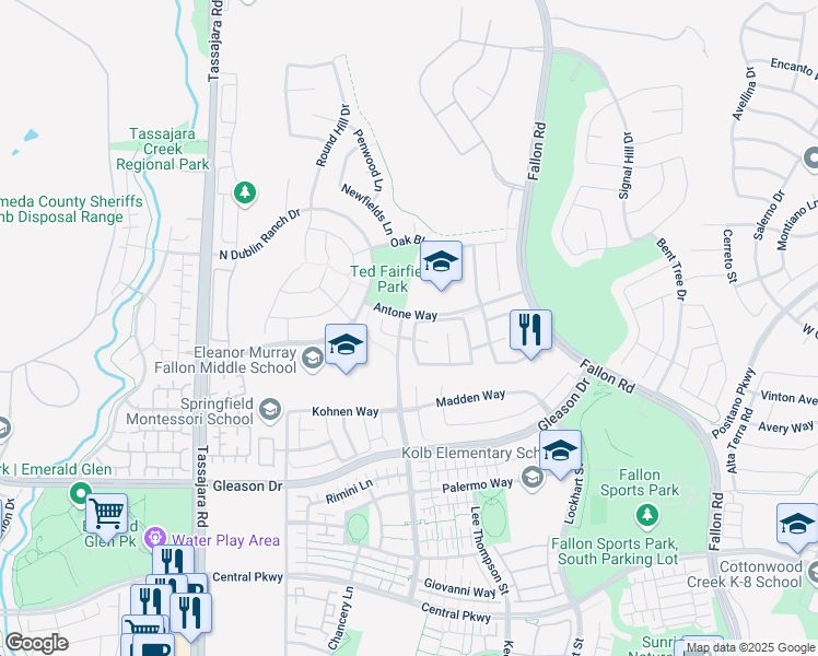 map of restaurants, bars, coffee shops, grocery stores, and more near 5262 North Forestdale Circle in Dublin
