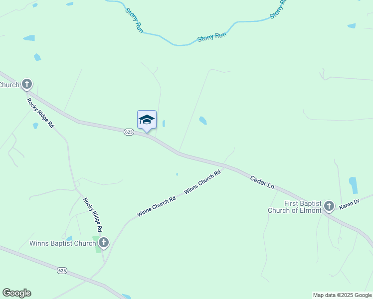 map of restaurants, bars, coffee shops, grocery stores, and more near 12192 Cedar Lane in Ashland