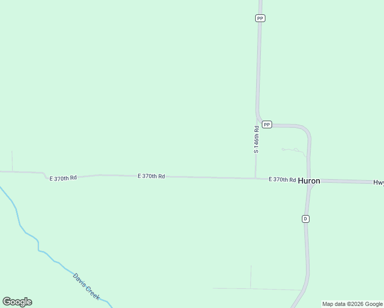 map of restaurants, bars, coffee shops, grocery stores, and more near 1413 East 370th Road in Bolivar