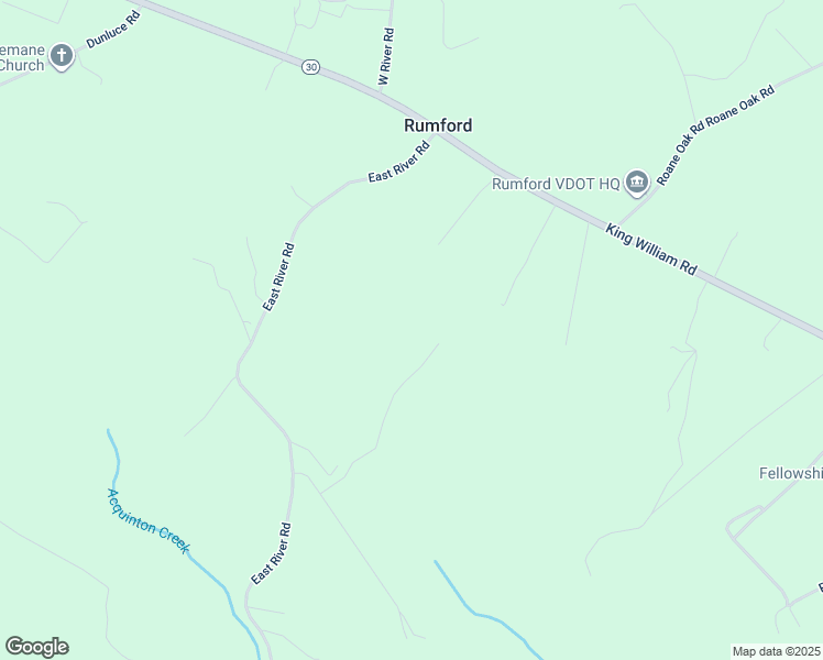 map of restaurants, bars, coffee shops, grocery stores, and more near 419 Pine Knoll Trail in King William
