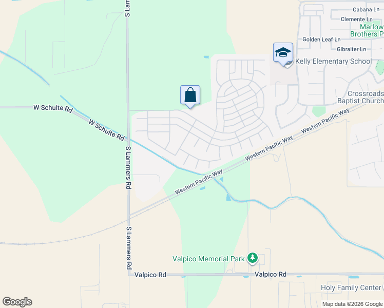 map of restaurants, bars, coffee shops, grocery stores, and more near 1307 Shady Court in Tracy