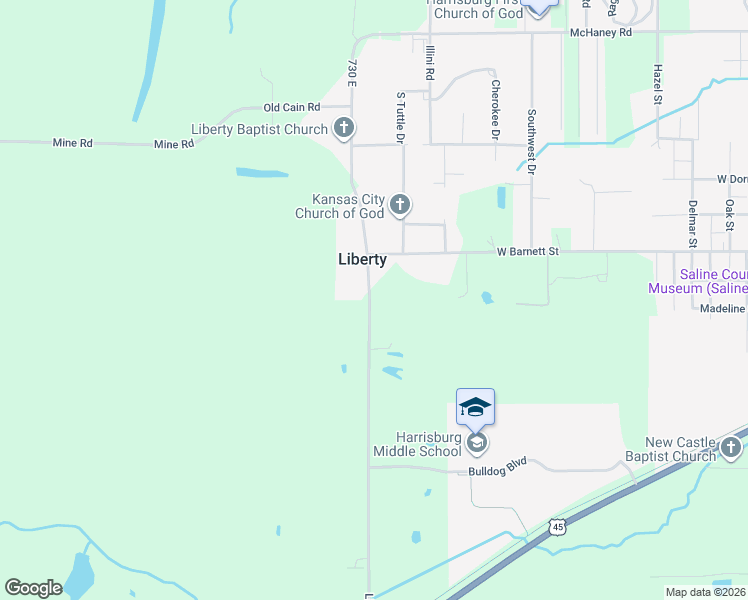 map of restaurants, bars, coffee shops, grocery stores, and more near 615 Liberty Road in Harrisburg