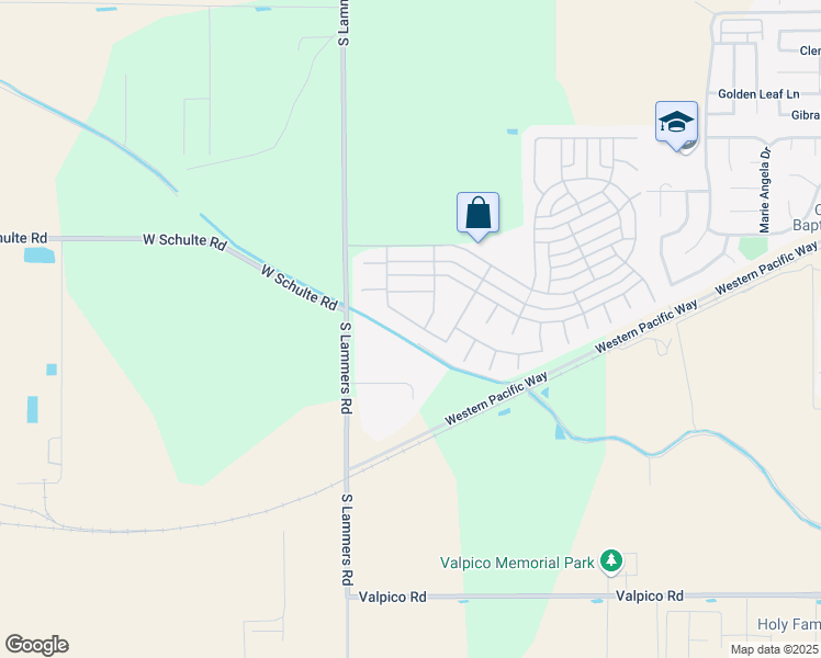 map of restaurants, bars, coffee shops, grocery stores, and more near 3168 Hutton Place in Tracy