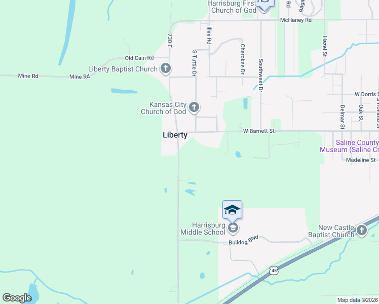 map of restaurants, bars, coffee shops, grocery stores, and more near 615 Liberty Road in Harrisburg