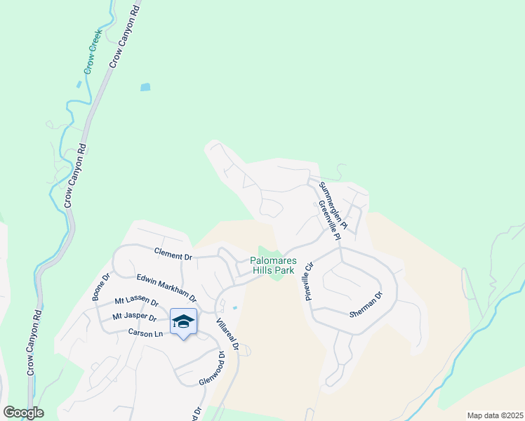 map of restaurants, bars, coffee shops, grocery stores, and more near 7272 Longmont Loop in Castro Valley