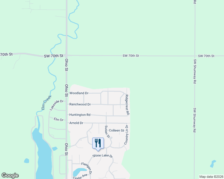 map of restaurants, bars, coffee shops, grocery stores, and more near 25-27 Woodland Dr in Augusta