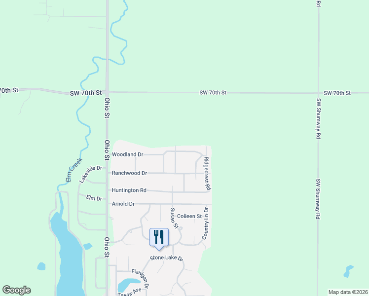 map of restaurants, bars, coffee shops, grocery stores, and more near 25-27 Woodland Dr in Augusta