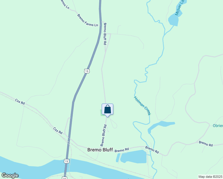 map of restaurants, bars, coffee shops, grocery stores, and more near 585 Bremo Bluff Road in Bremo Bluff